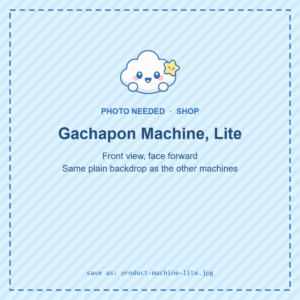 Gachapon Machine – Lite